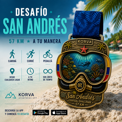Desafío Virtual 57km San Andrés