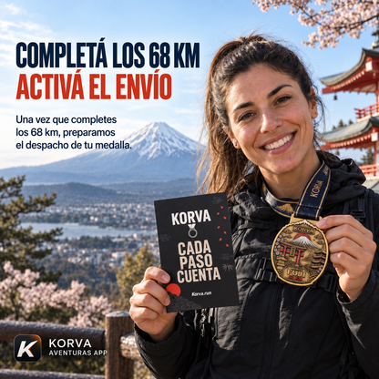 Desafío Virtual 68km – Monte Fuji
